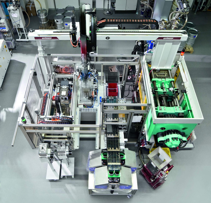 View of automated production at MS-Schramberg. 